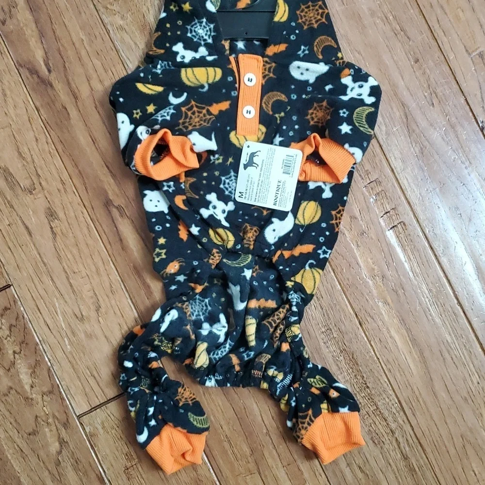 Bootique Halloween Allover Printed Fleece Themed Dog Hoodie